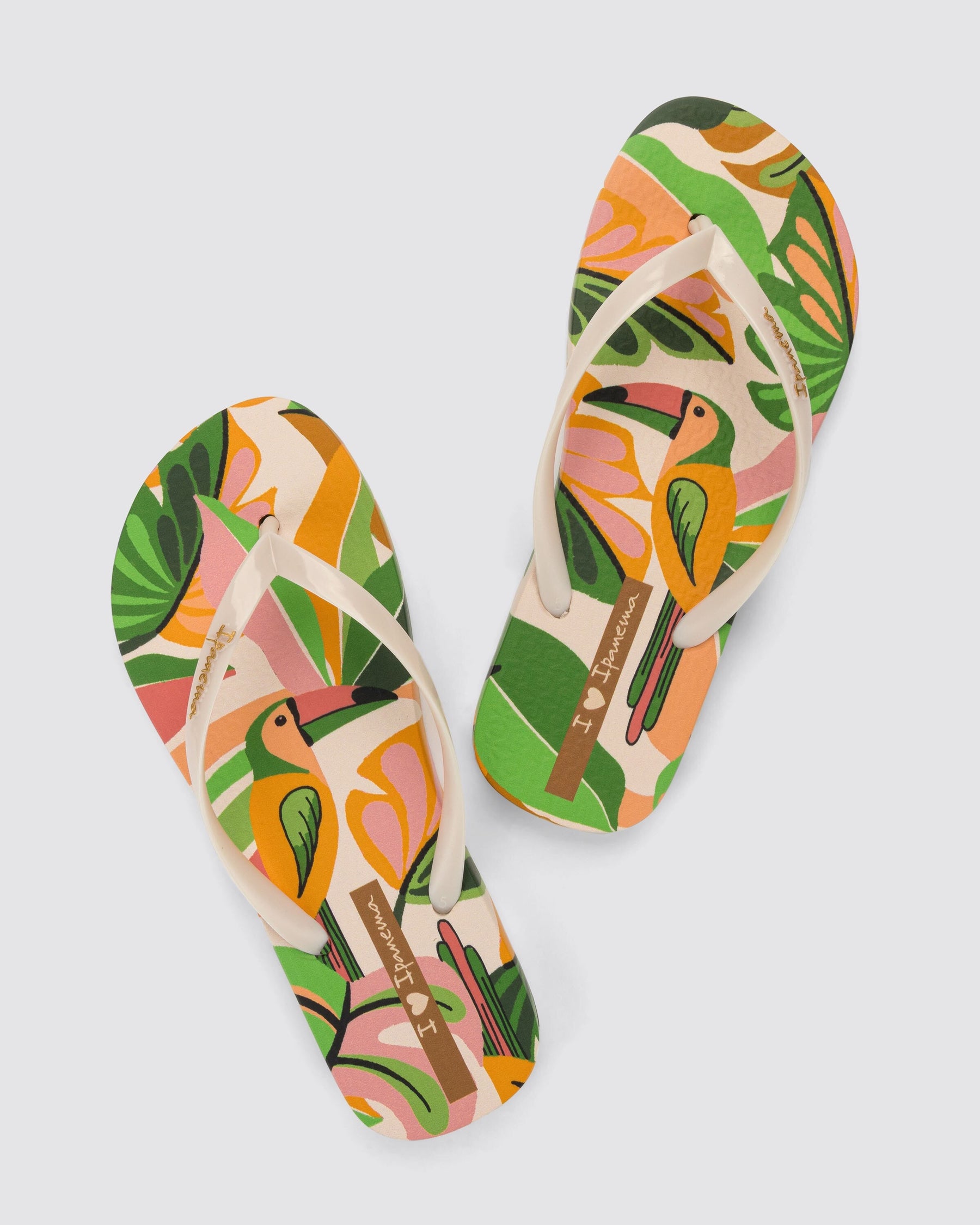 Chinelo de Dedo Bege Xodo Ipanema