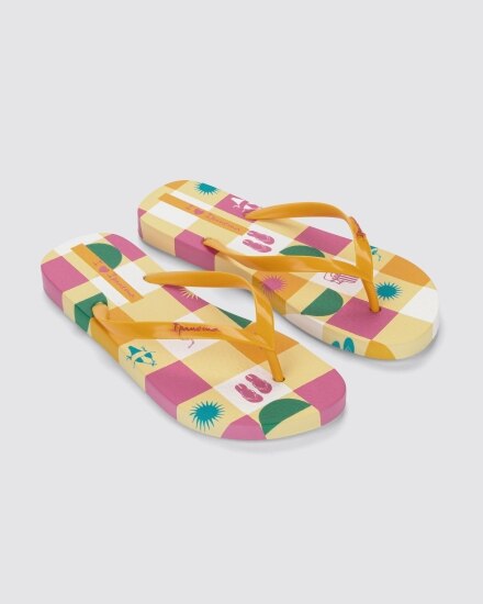 Chinelo de Dedo Bege Xodo Ipanema